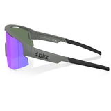 Lunettes Bliz Matrix Small - Matte Grey Smoke W Purple Multi