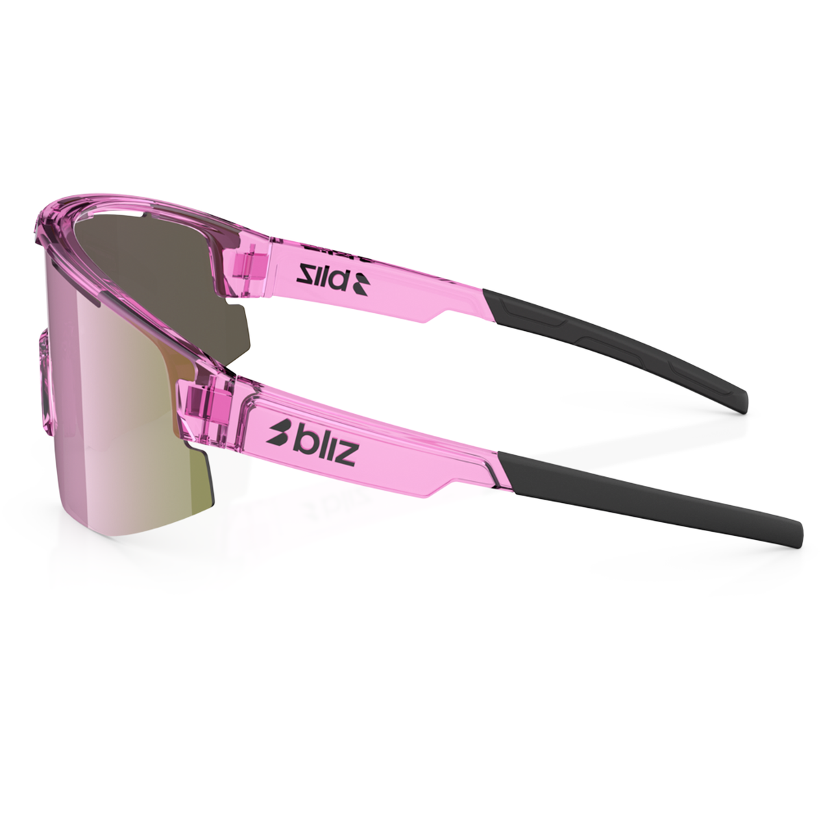 Occhiali Bliz Matrix Small - Transparent Pink Brown Rose Bliz