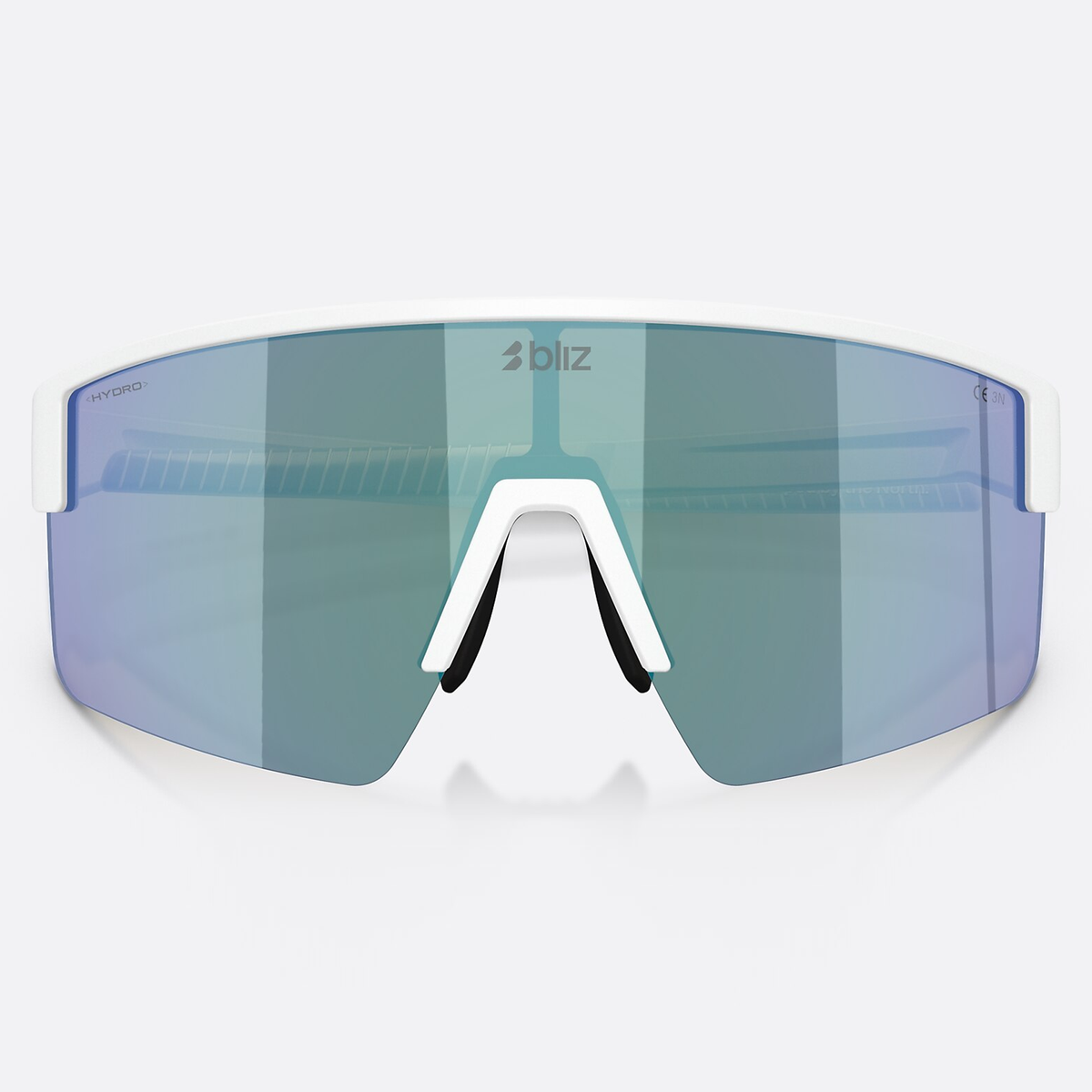 Brille Bliz P004 - Matte White Smoke Blue