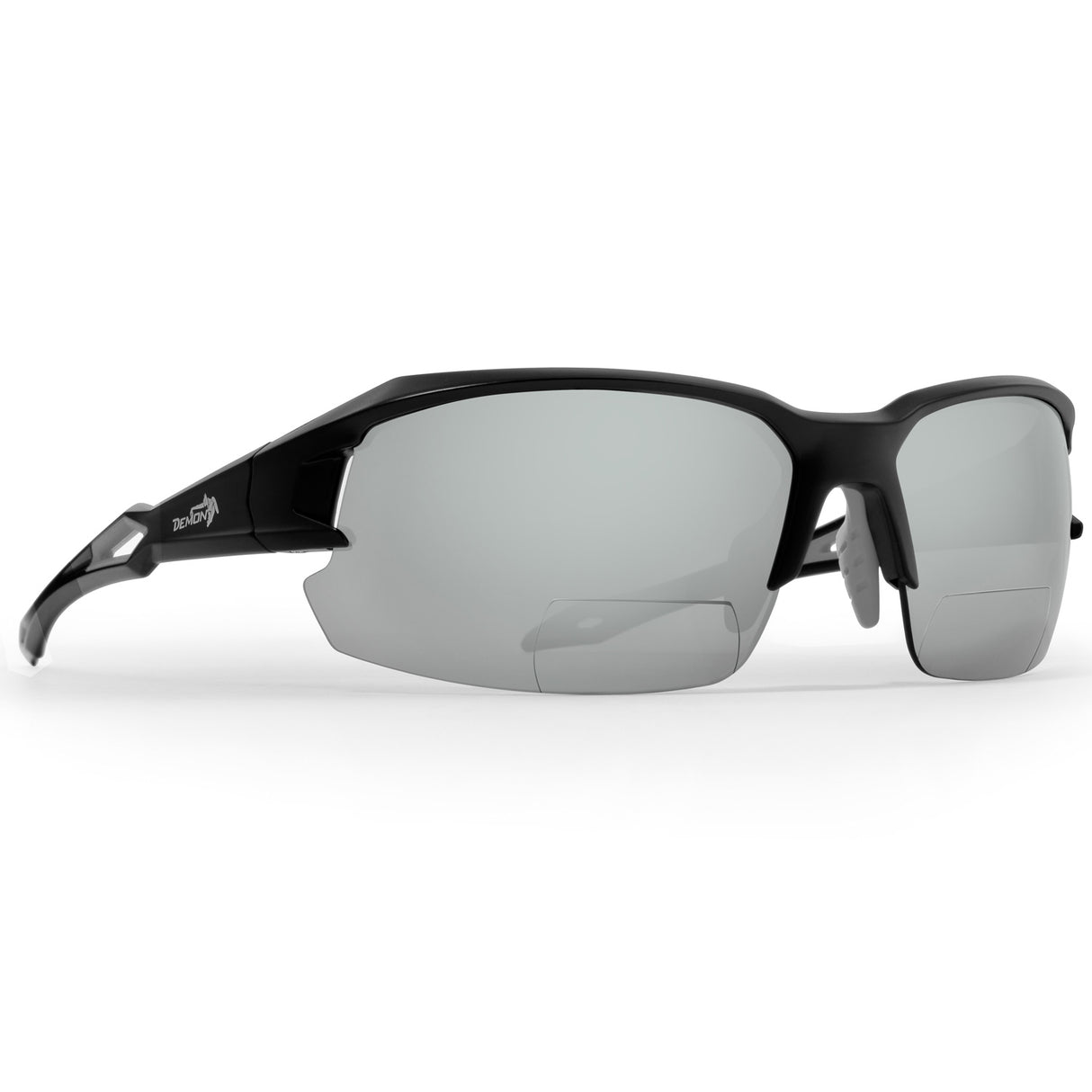 Occhiali Demon Tiger Sun Reading +2,50 - Matt Black Silver Demon