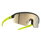 Neon Viper Teenager brille - Black yellow mirror bronze