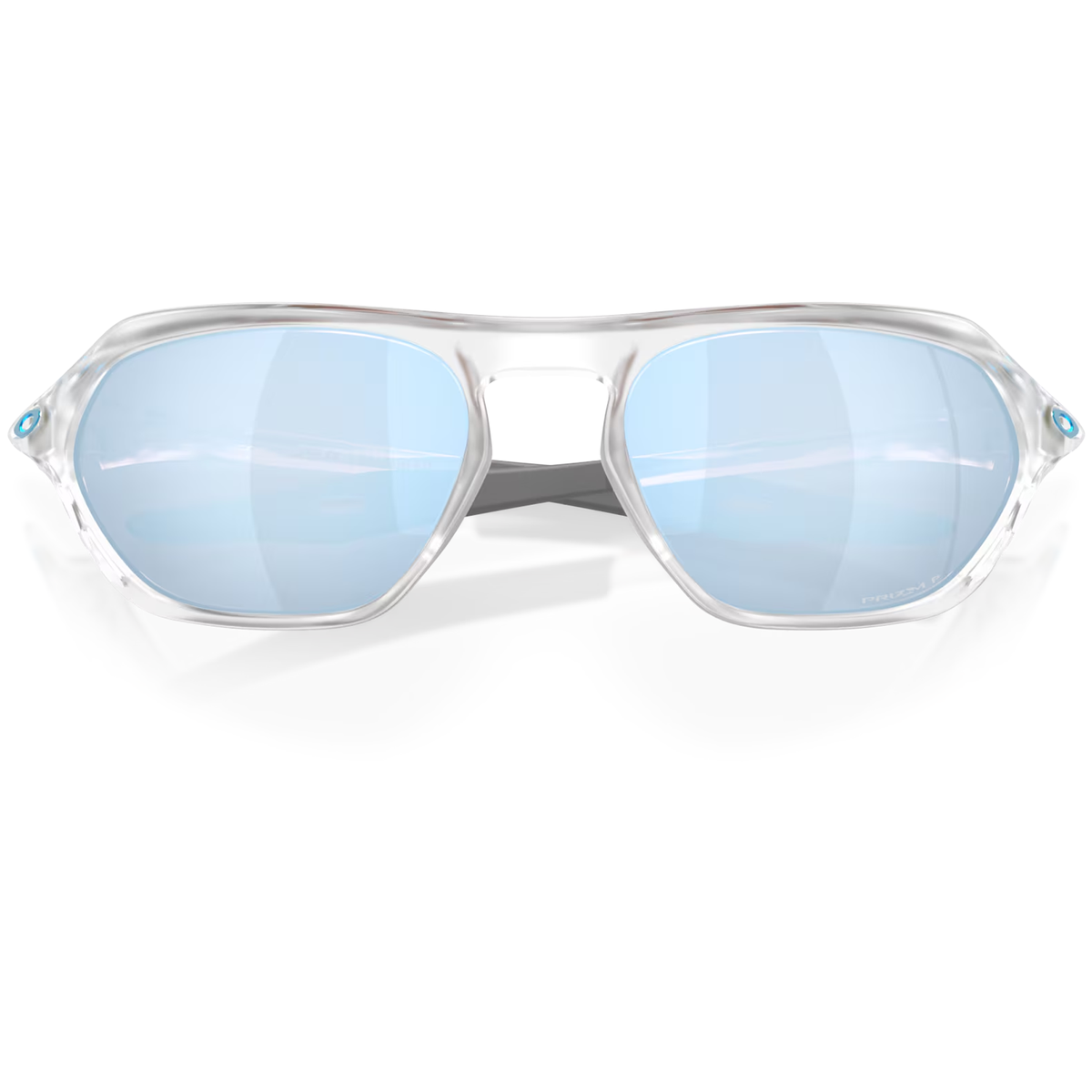 Lunettes Oakley Cage Jacket - Matte Clear Prizm Deep Water Polarized