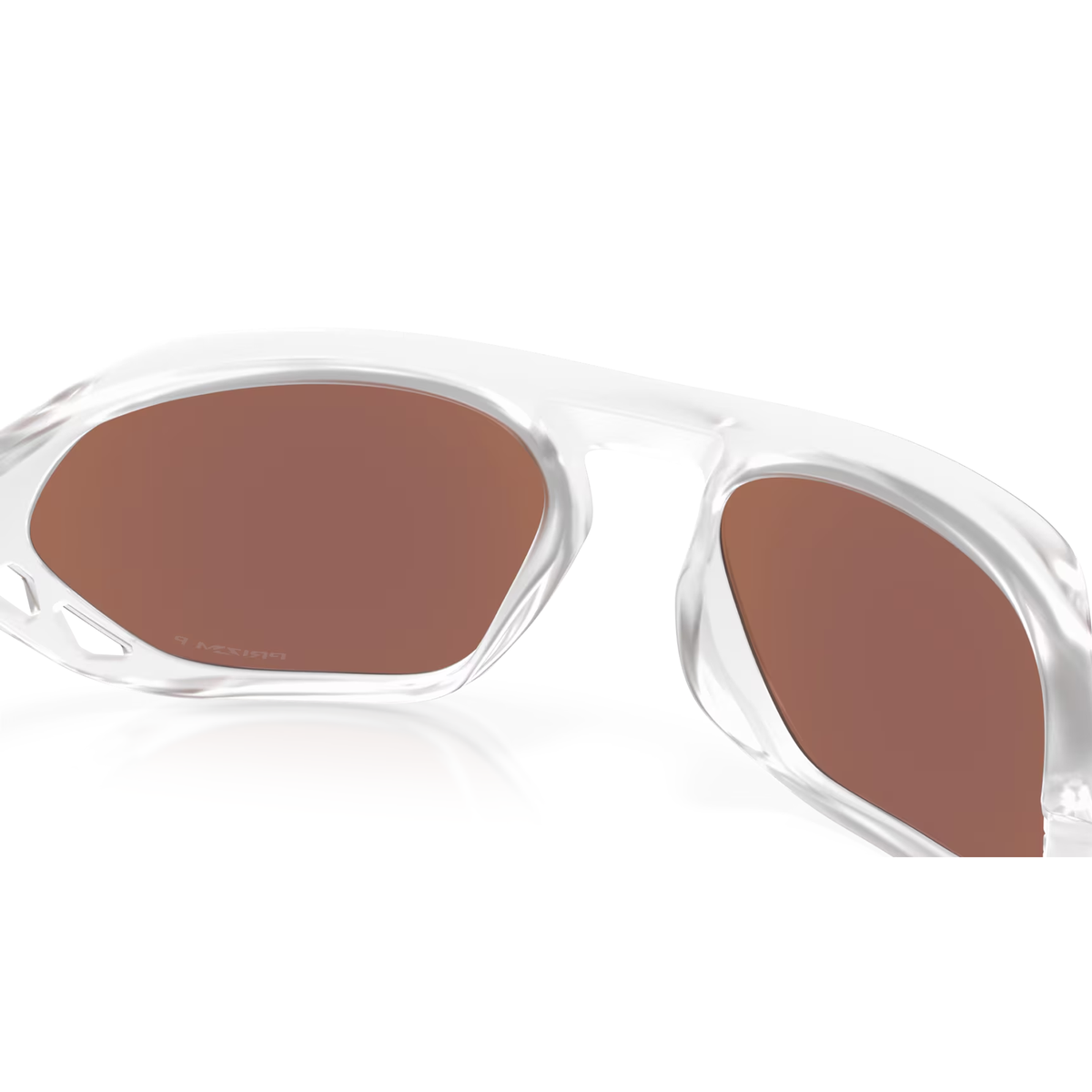 Lunettes Oakley Cage Jacket - Matte Clear Prizm Deep Water Polarized