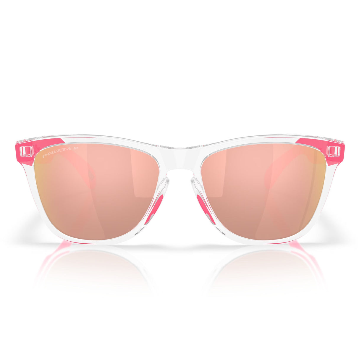 Lunettes Oakley Frogskins - Clear Prizm Rose Gold