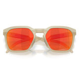 Oakley HSTN SQ Glasses - Matte Sand Prizm Ruby Polarized