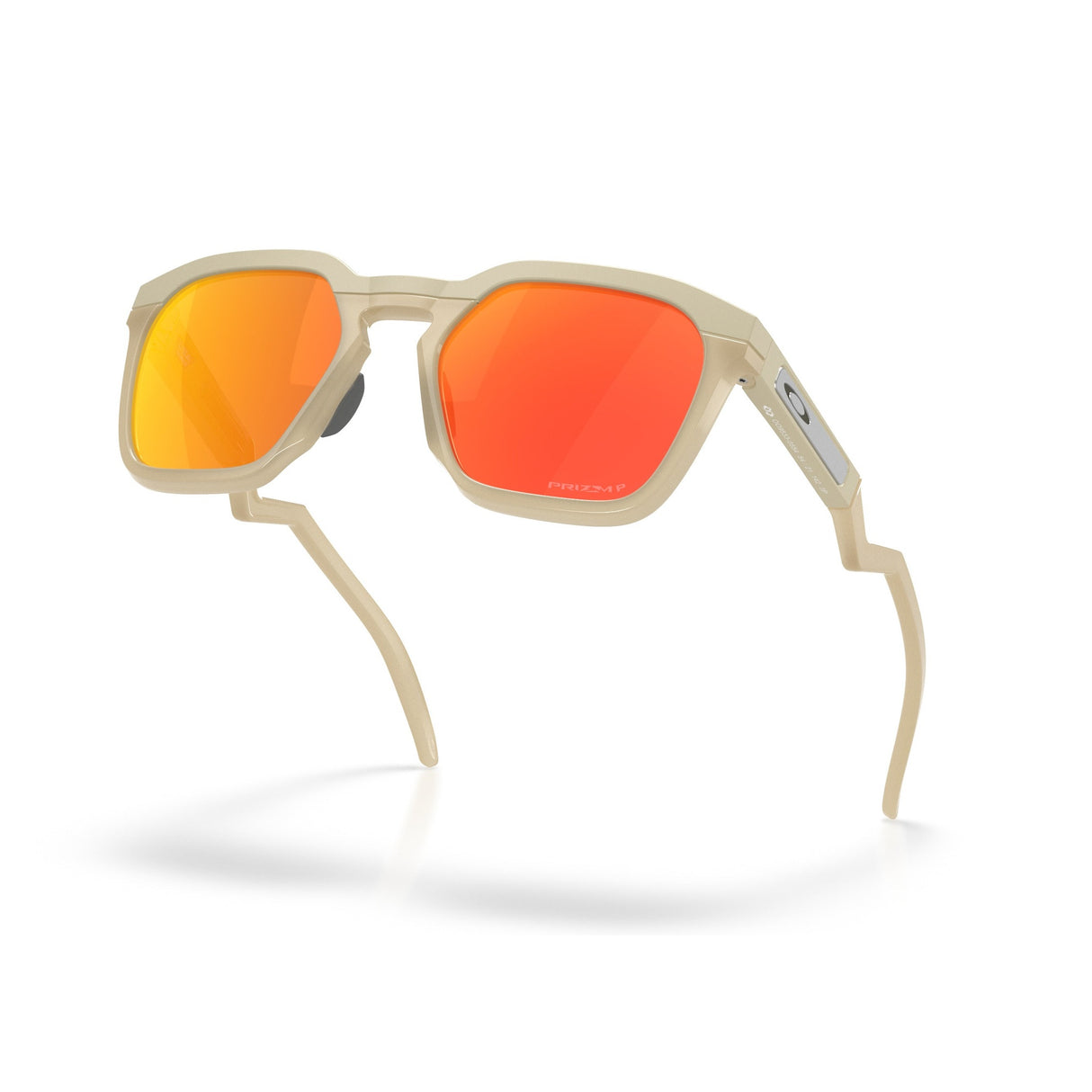 Oakley HSTN SQ Glasses - Matte Sand Prizm Ruby Polarized