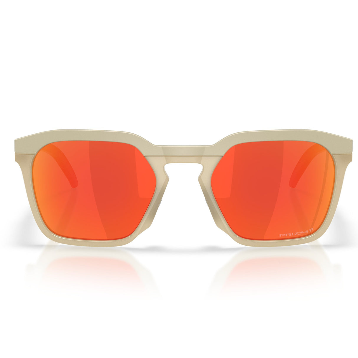Oakley HSTN SQ Glasses - Matte Sand Prizm Ruby Polarized