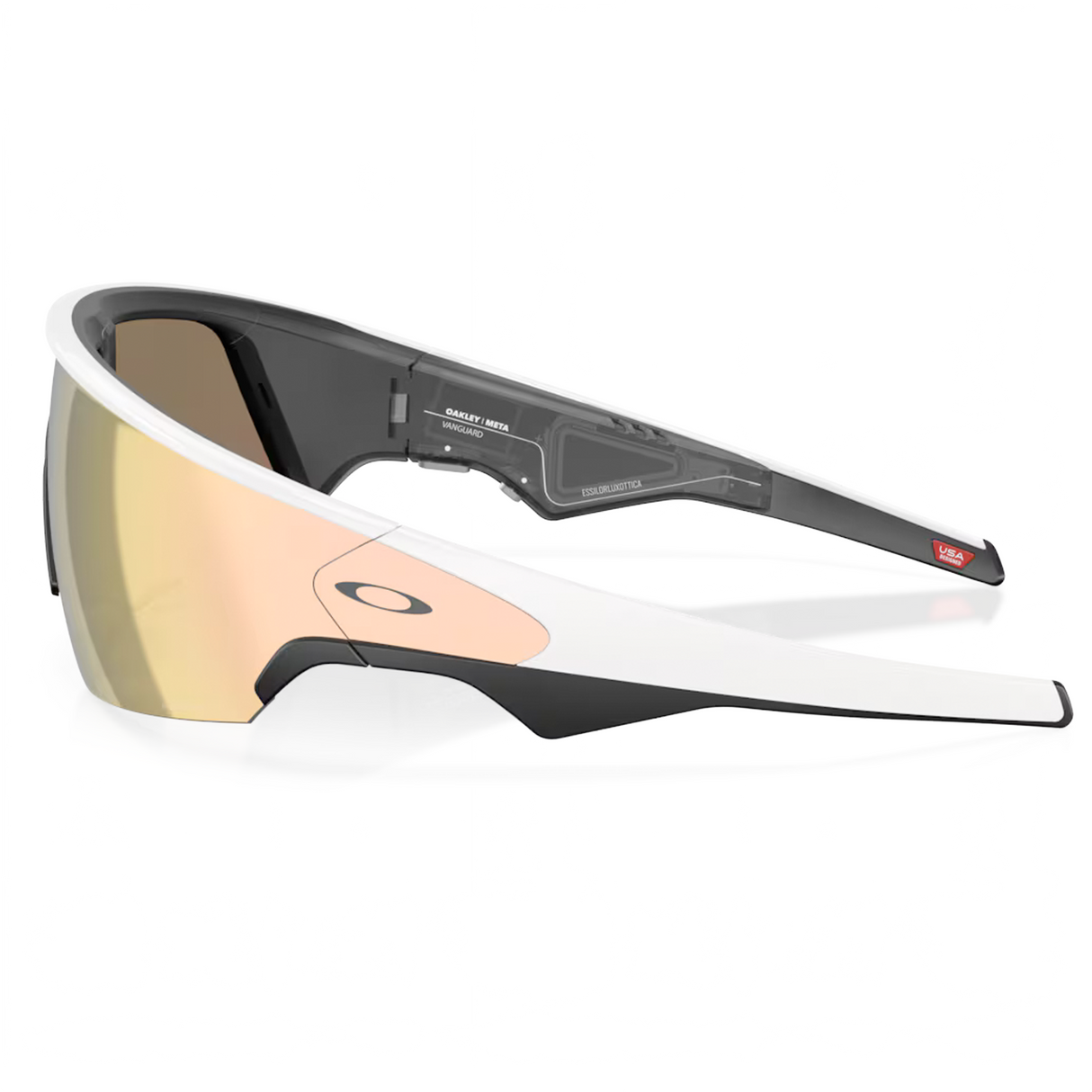 Oakley Meta Vanguard Glasses - White Rose Gold