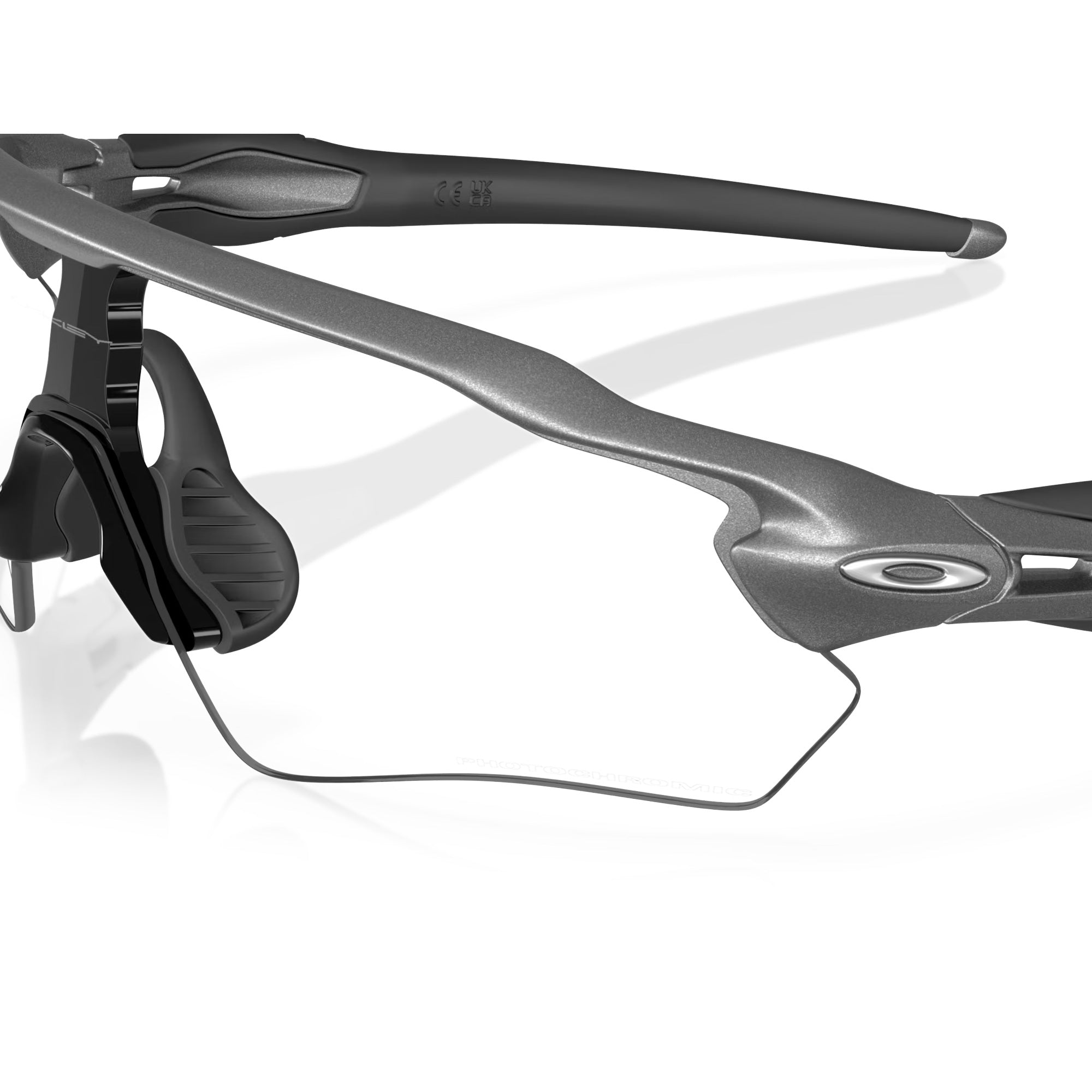 Oakley Radar EV S Path Brille - Steel iridium photochromic
