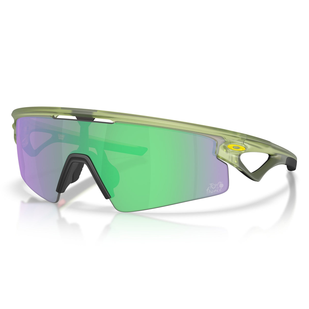 Oakley Sphaera Strike Glasses Tour de France - Matte Fern Prizm Road Jade