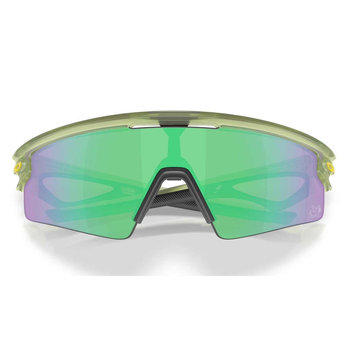Oakley Sphaera Strike Glasses Tour de France - Matte Fern Prizm Road Jade