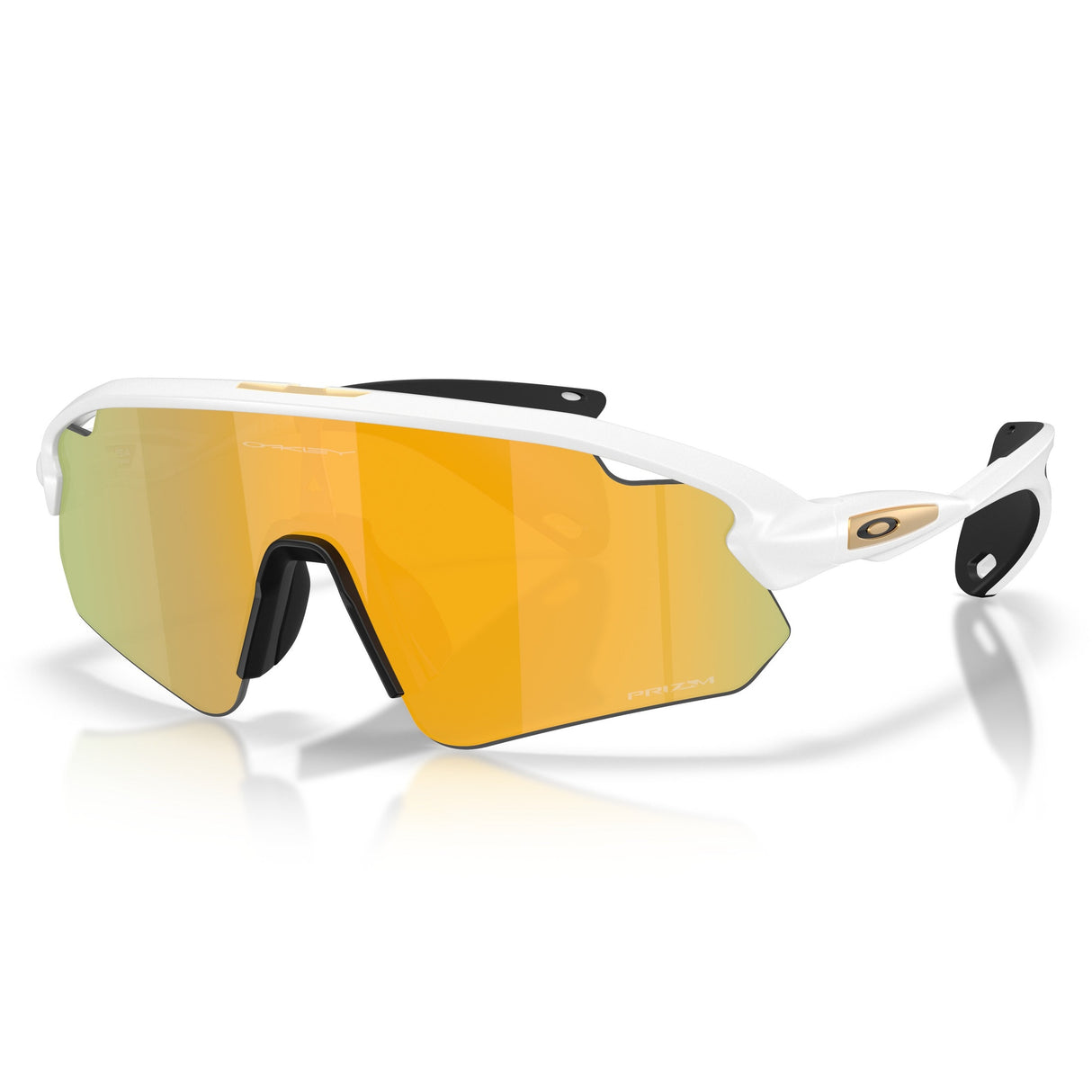 Oakley Stunt Devil A Glasses - Matte White Prizm 24K