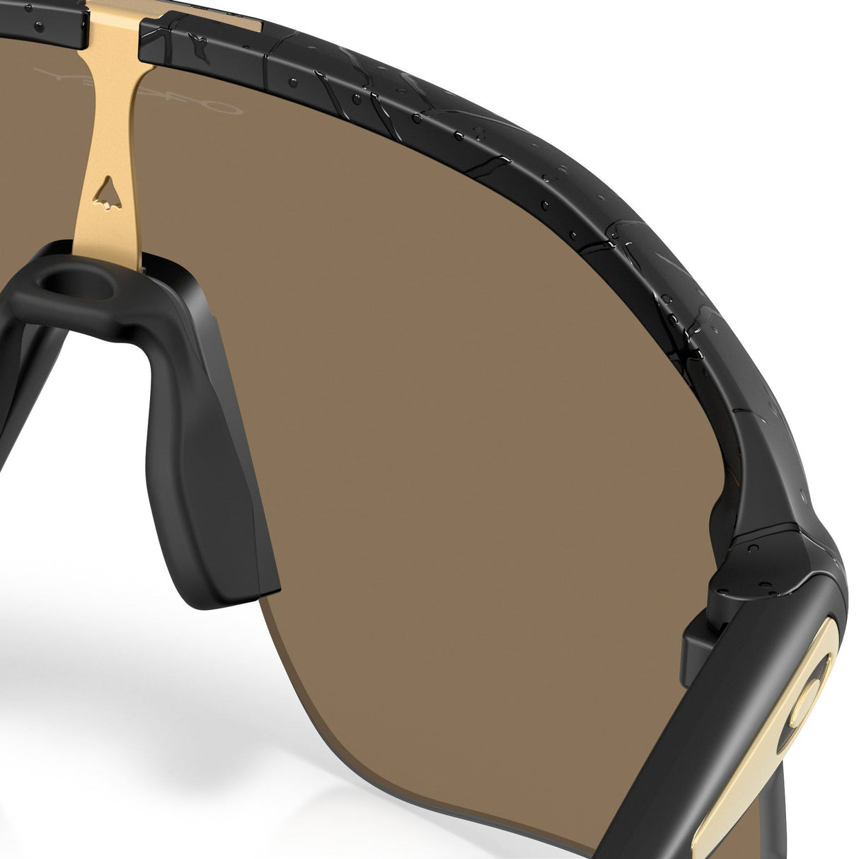 Occhiali Oakley Stunt Devil Gridiron Collection - Matte Black Splatter Prizm 24K Oakley