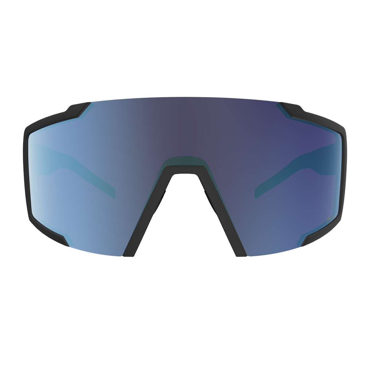 Scott Shield Compact Glasses - Black AmpBeryl Blue Chrome