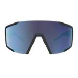 Scott Shield Compact Glasses - Black AmpBeryl Blue Chrome