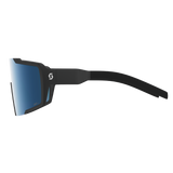 Scott Shield Compact Glasses - Black AmpBeryl Blue Chrome