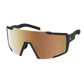 Lunettes Scott Shield Compact - Black Amp Light Sensitive Gold Chrome
