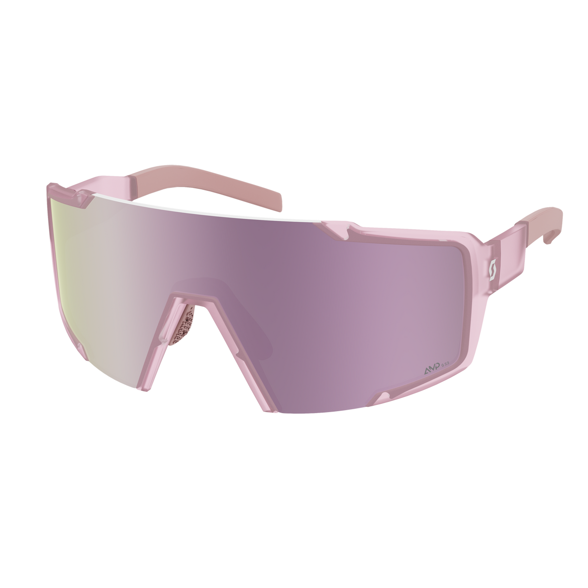 Occhiali Scott Shield Compact - Light Pink Amp Lavender Chrome Scott