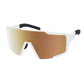 Lunettes Scott Shield Compact - White Matt Amp Light Sensitive Gold Chrome