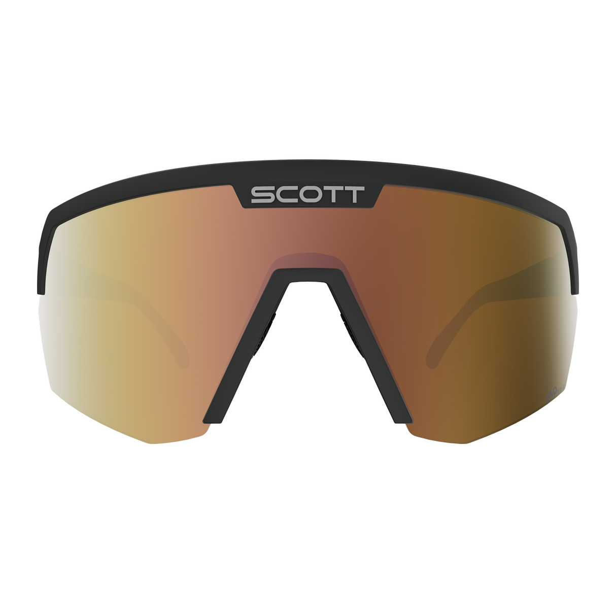 Scott Sport Shield Sunglasses - Black Amp Light Sensitive Chrome