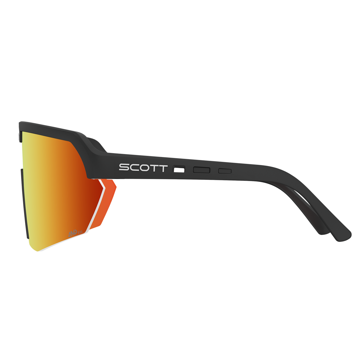 Occhiali Scott Sport Shield - Black Amp Red Chrome Scott