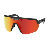 Occhiali Scott Sport Shield - Black Amp Red Chrome Scott