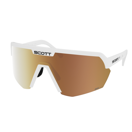 Occhiali Scott Sport Shield - White Amp Light Sensitive Gold Chrome Scott