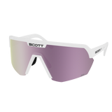 Scott Sport Shield Brille - White Matt Amp Lavender Chrome