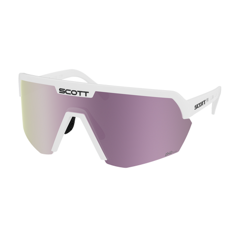 Occhiali Scott Sport Shield - White Matt Amp Lavender Chrome Scott