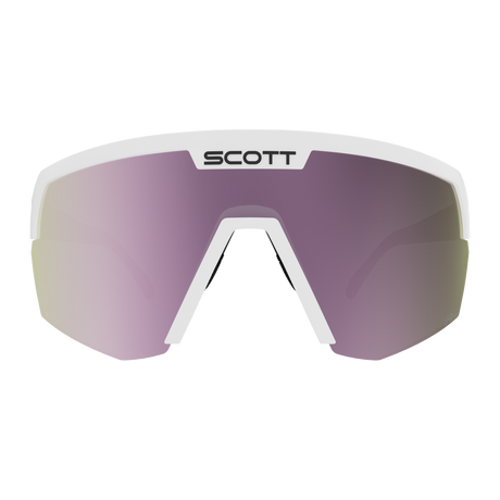 Occhiali Scott Sport Shield - White Matt Amp Lavender Chrome Scott