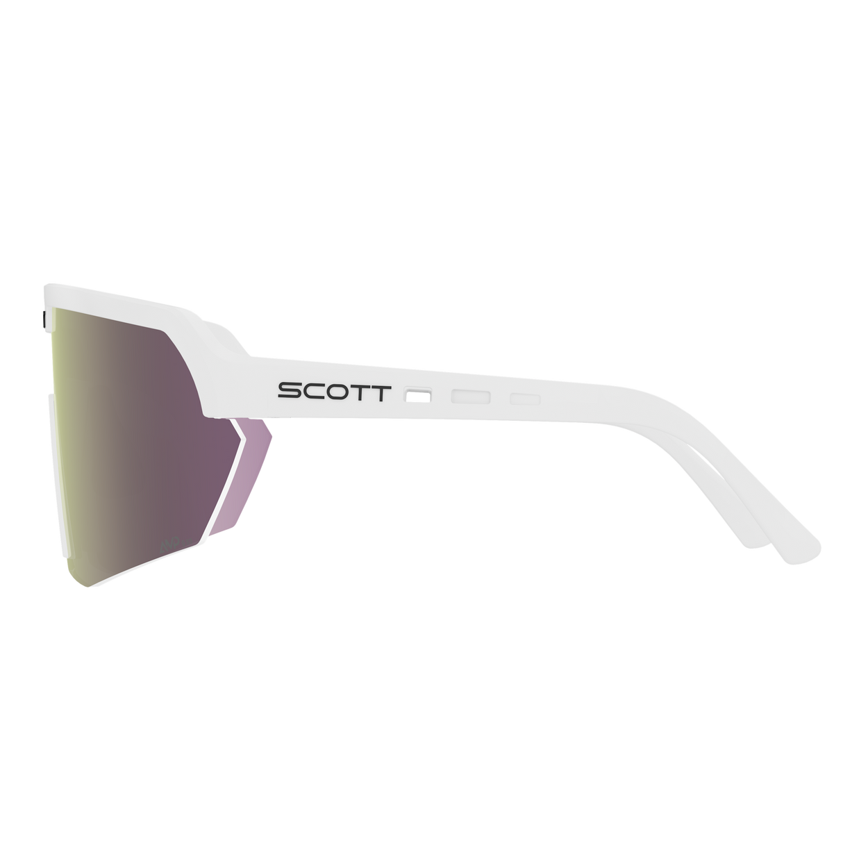 Scott Sport Shield Brille - White Matt Amp Lavender Chrome