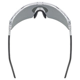 Uvex Flowline Glasses - Clear Mirror Silver