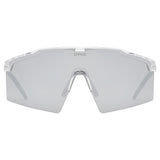 Uvex Flowline Glasses - Clear Mirror Silver