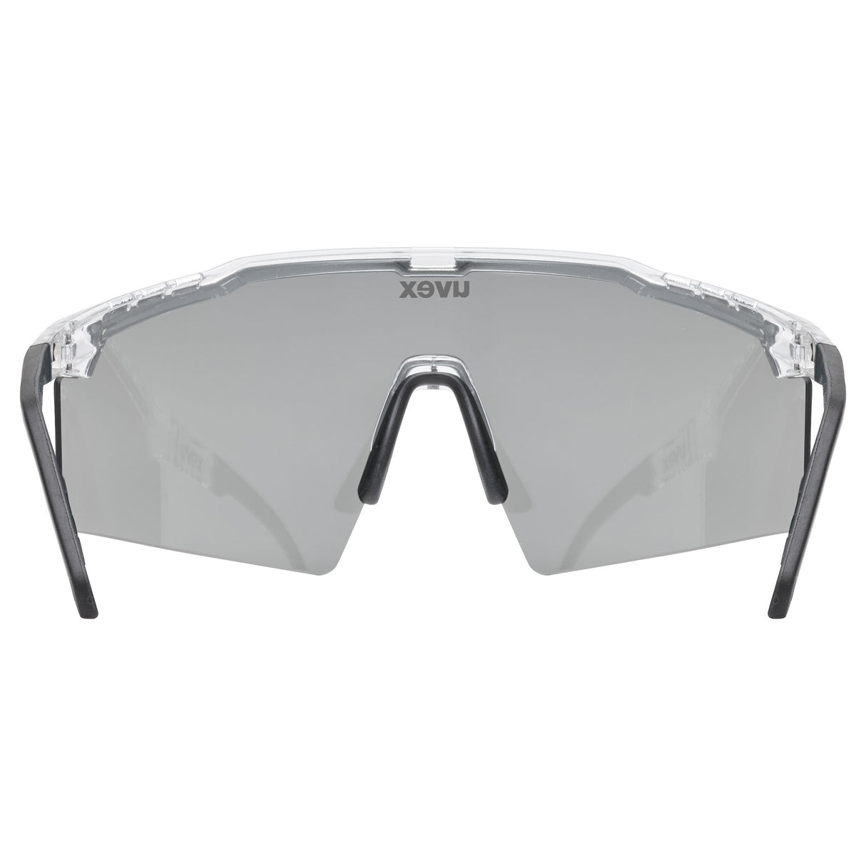 Uvex Flowline Glasses - Clear Mirror Silver