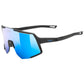 Uvex Sequenze Brille - Black Matte Mirror Blue