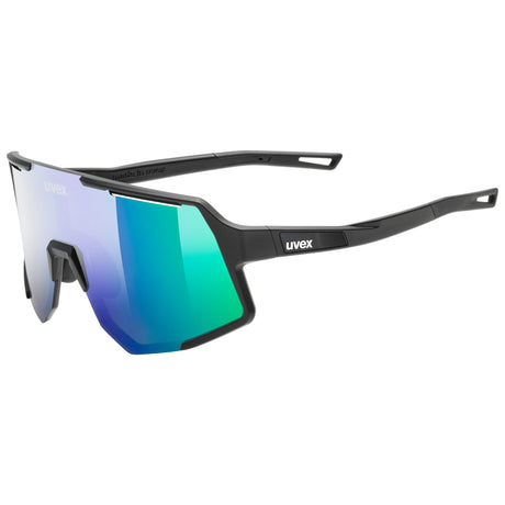 Occhiali Uvex Sequenze - Black Matte Mirror Green Uvex
