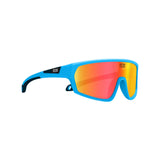 Neon Loop kids sunglasses - Cyan mirror red