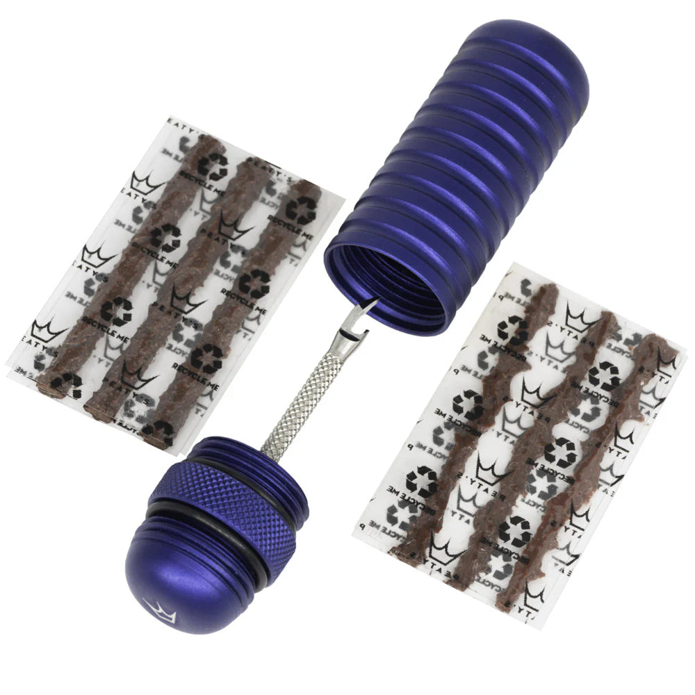 Kit riparazione tubeless per manubrio Peaty's Holeshot - Blu - N