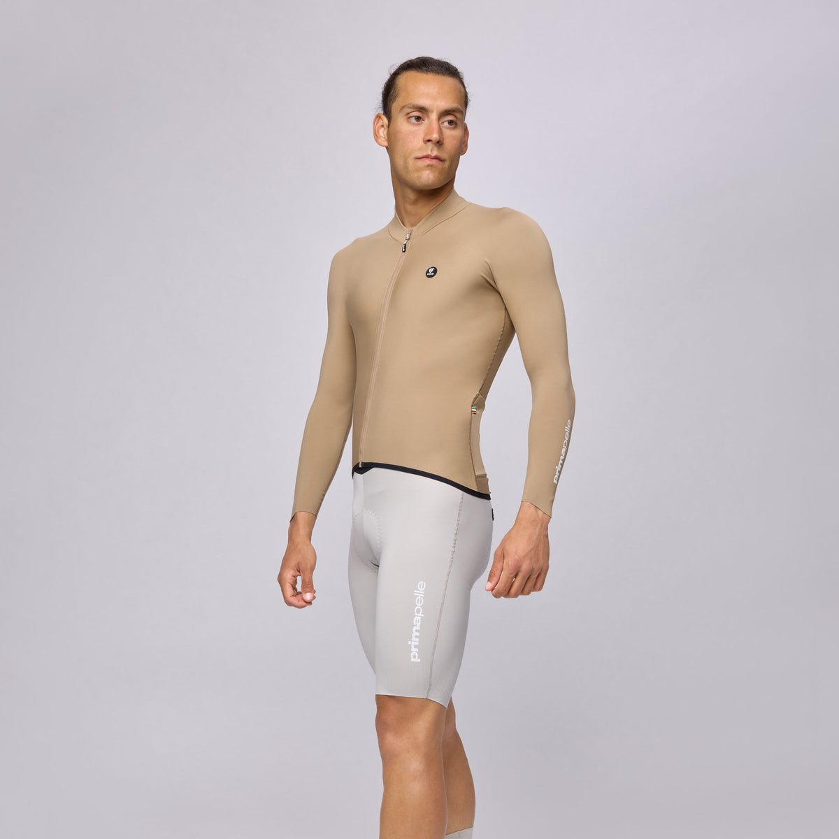 Maglia maniche lunghe Pissei Primapelle - Marrone chiaro