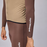 Maglia maniche lunghe Pissei Primapelle Bicolor - Argilla espresso