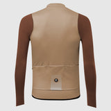 Maglia maniche lunghe Pissei Primapelle Bicolor - Argilla espresso