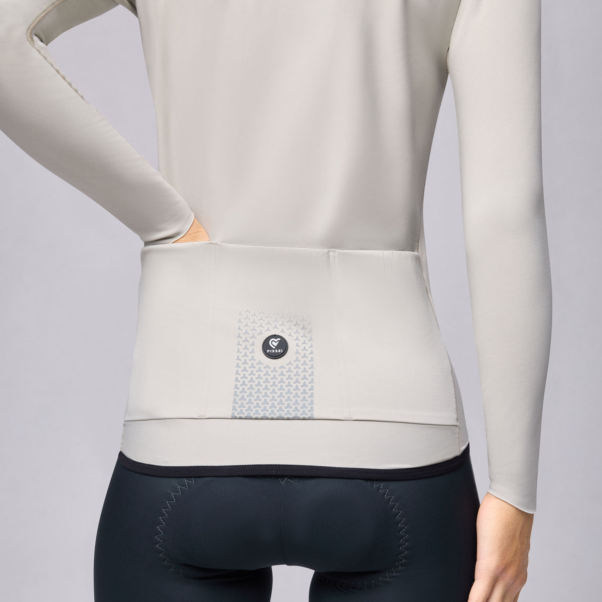 Jersey women's long sleeve Pissei Primapelle - Stone