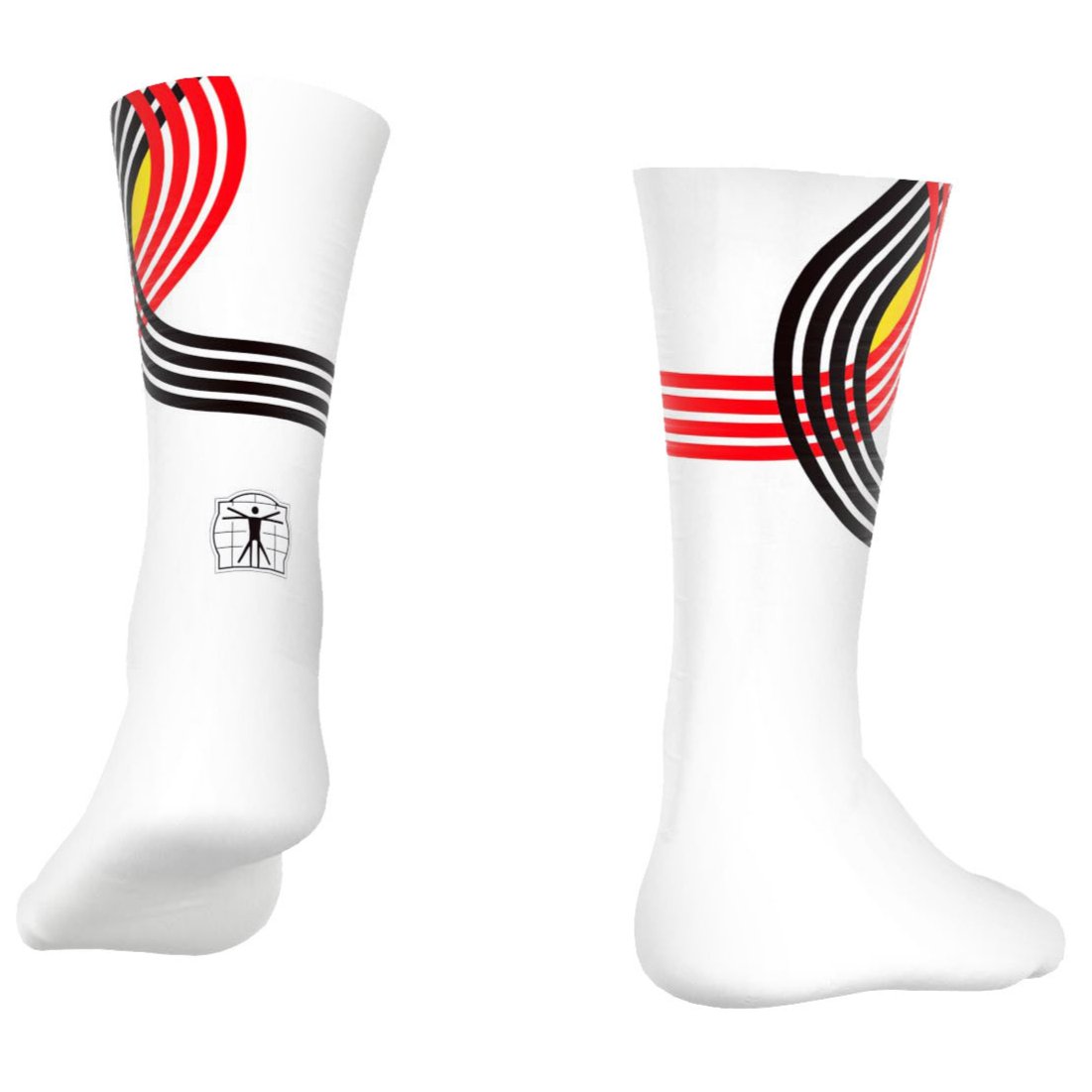 Calze Nazionale Belga Parigi 2024 - Bianco - M