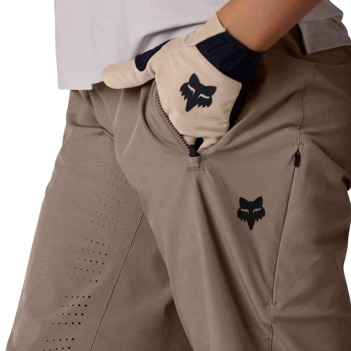 MTB-Shorts Fox Flexair damen - Nut