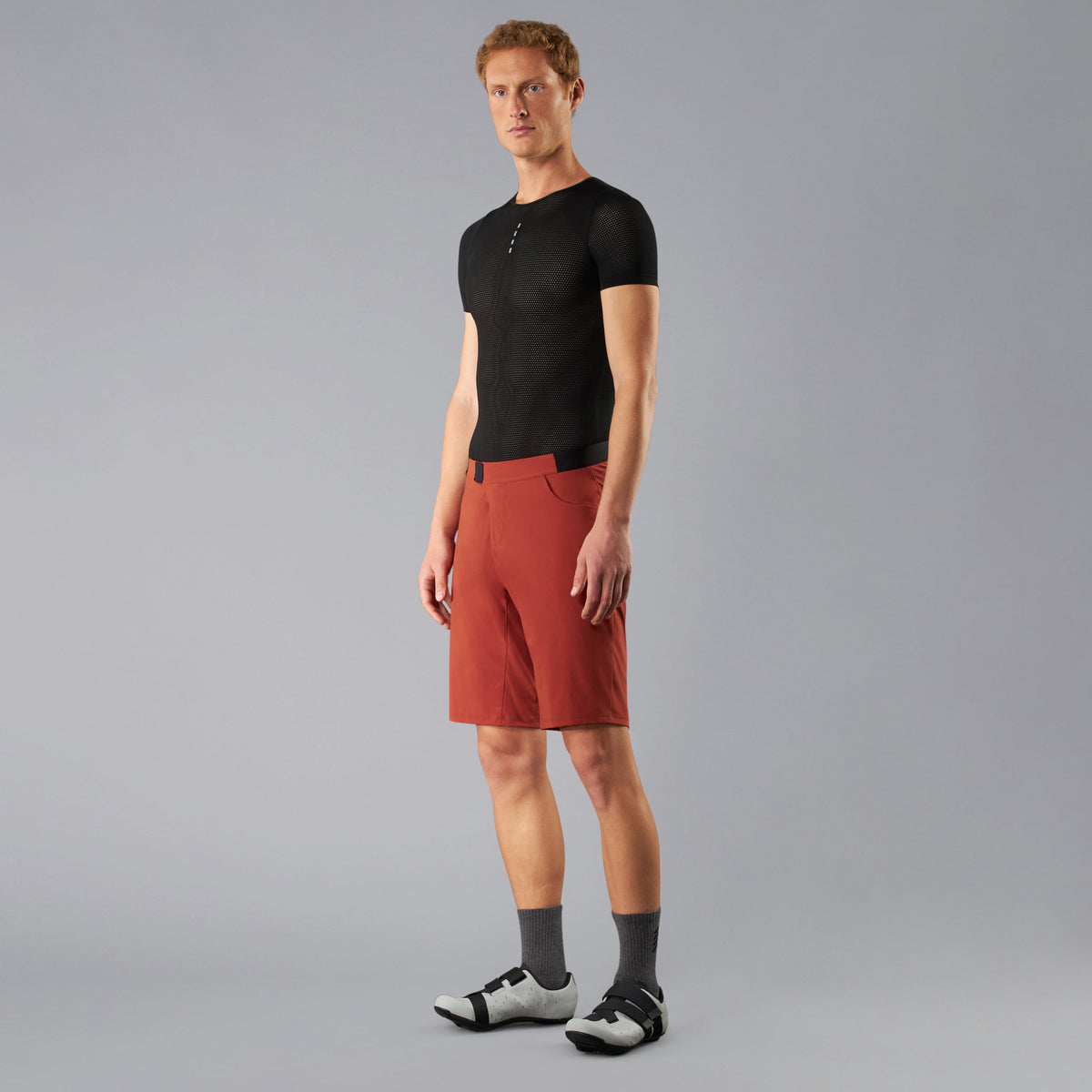 Pantaloncini MTB La Passione Leaf - Rosso mattone La Passione