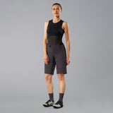 Pantaloncini MTB donna La Passione Leaf - Grigio scuro La Passione
