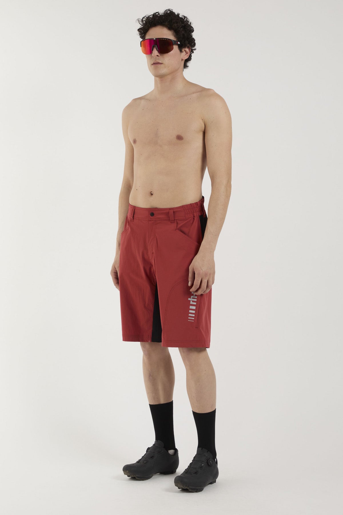 Pantaloncini Rh+ MTB Short - Rosso Zerorh