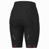 Pantaloncini donna Ale PR-E Strada 2.0 - Nero fucsia Ale