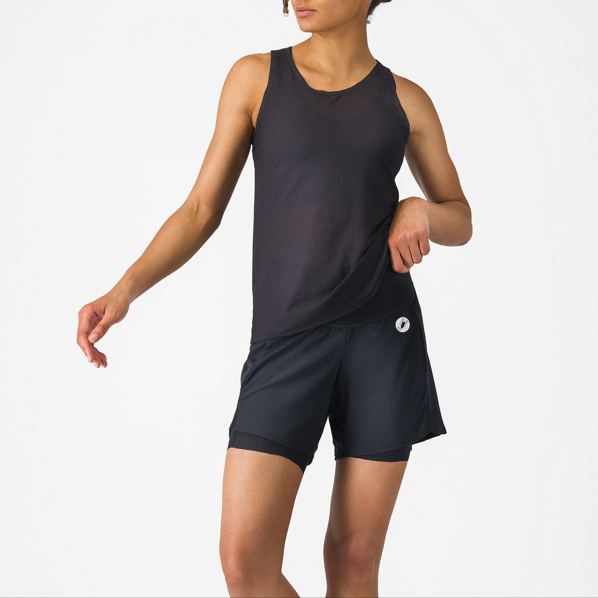 Pantalones cortos mujer Castelli Movement Travel - Negro
