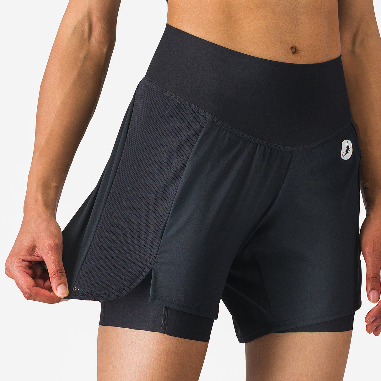 Pantalones cortos mujer Castelli Movement Travel - Negro